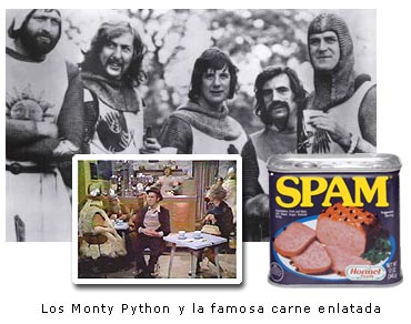 Los Monty Python y la lata de SPAM